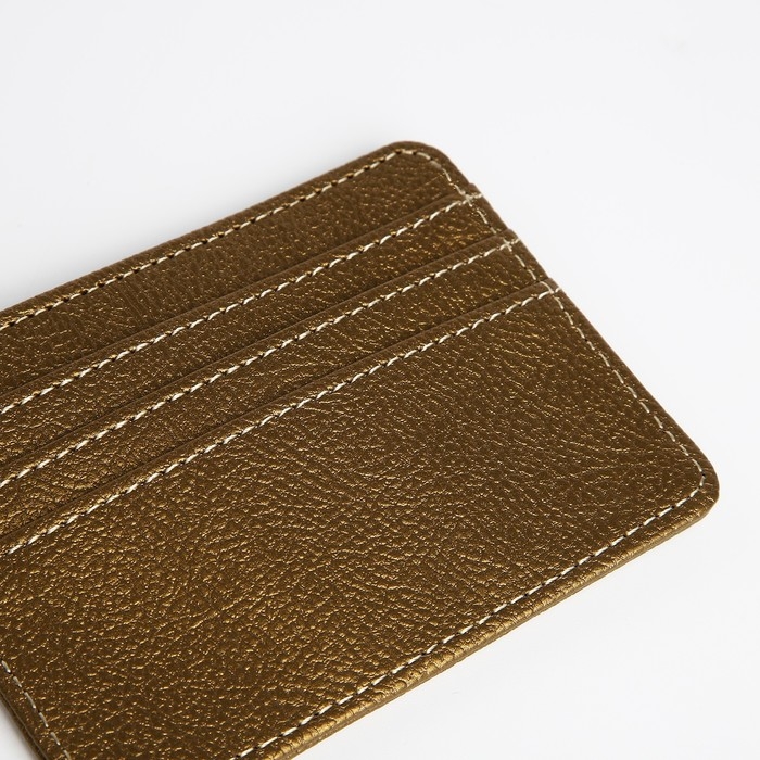 Картхолдер, цвет золотистый Картхолдер, цвет золотистый