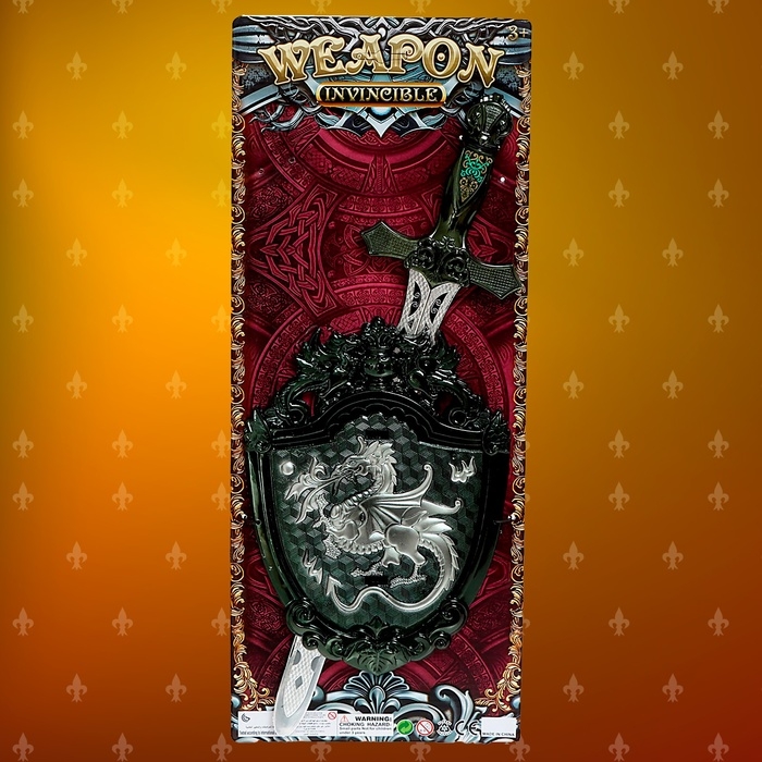 Набор рыцаря «Орден Дракона», меч и щит