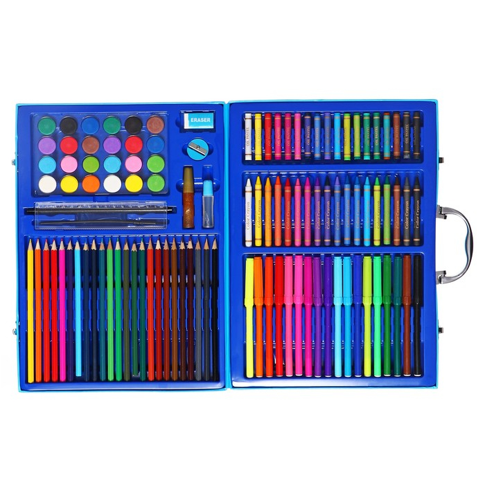 Набор для рисования в голубой коробке Набор для рисования в голубой коробке