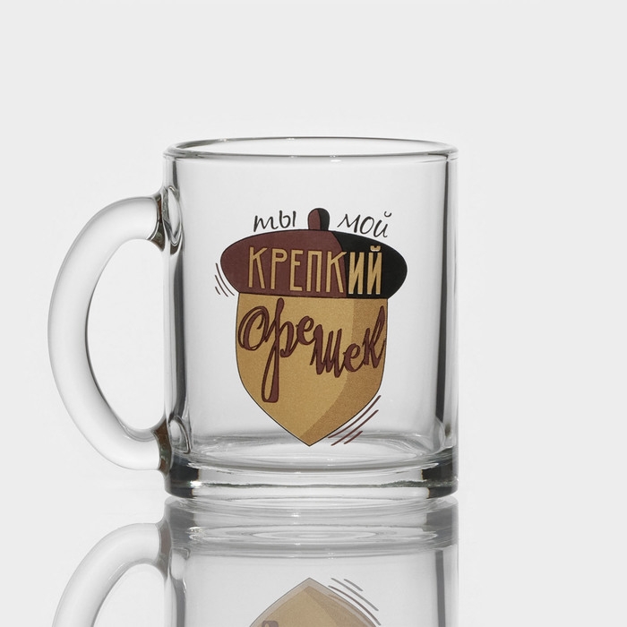 Кружка стеклянная «Ягодка моя», 320 мл, рисунок МИКС Кружка стеклянная «Ягодка моя», 320 мл, рисунок МИКС