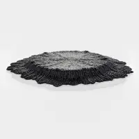 Тарелка подстановочная "Сияние", 33х3 см, черная Тарелка подстановочная "Сияние", 33х3 см, черная