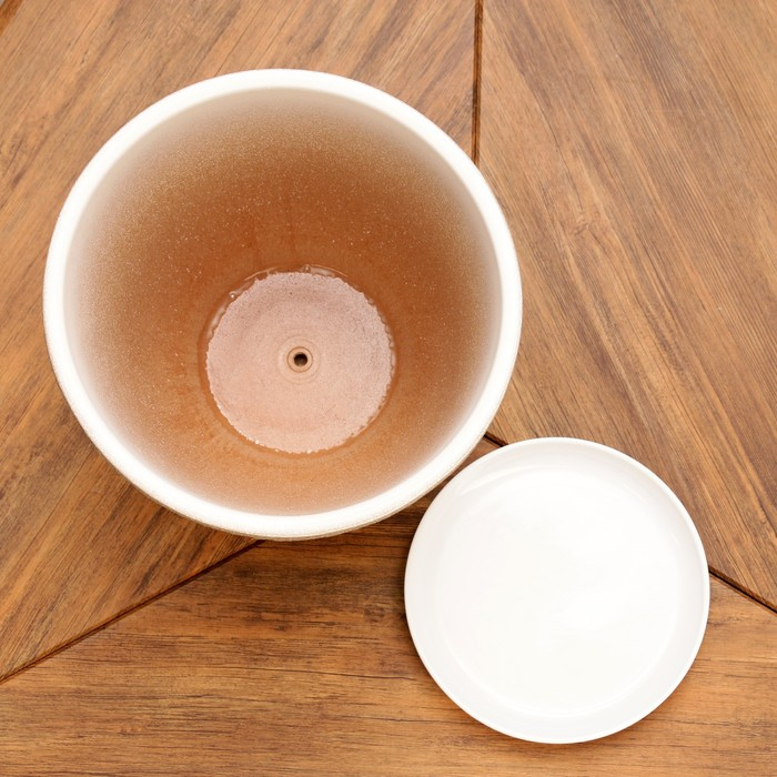 Горшок цветочный  Горшок цветочный "Степь" с поддоном 8л