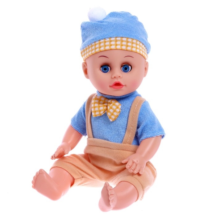 Пупс «Сережа» со звуком, в комбинезоне Пупс «Сережа» со звуком, в комбинезоне