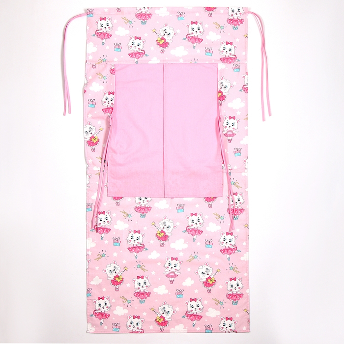 Ширма для кукольного театра «Кошечки в сарафанах», текстиль, р-р 120х60 см Ширма для кукольного театра «Кошечки в сарафанах», текстиль, р-р 120х60 см