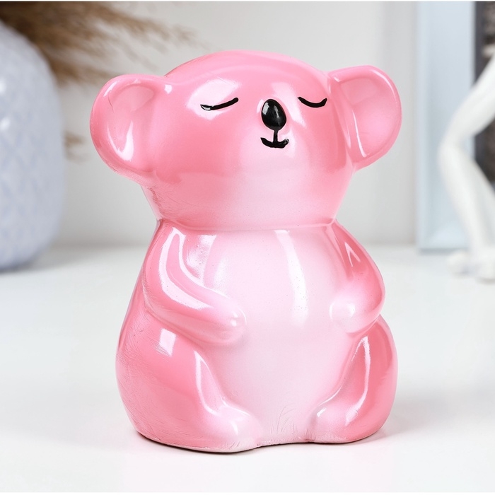 Копилка Копилка "Коала" 13х10см, розовая