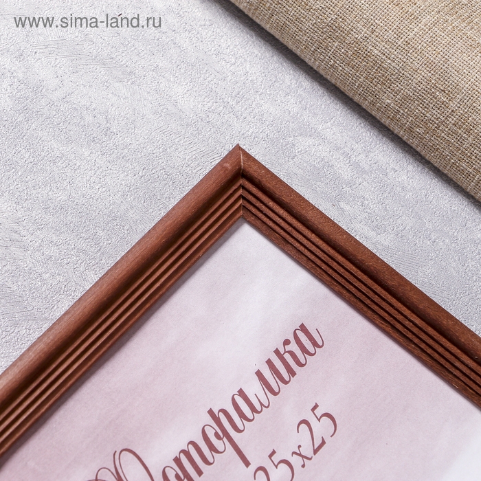 Фоторамка сосна с20 махагон 25х25 см (пластиковый экран) Фоторамка сосна с20 махагон 25х25 см (пластиковый экран)