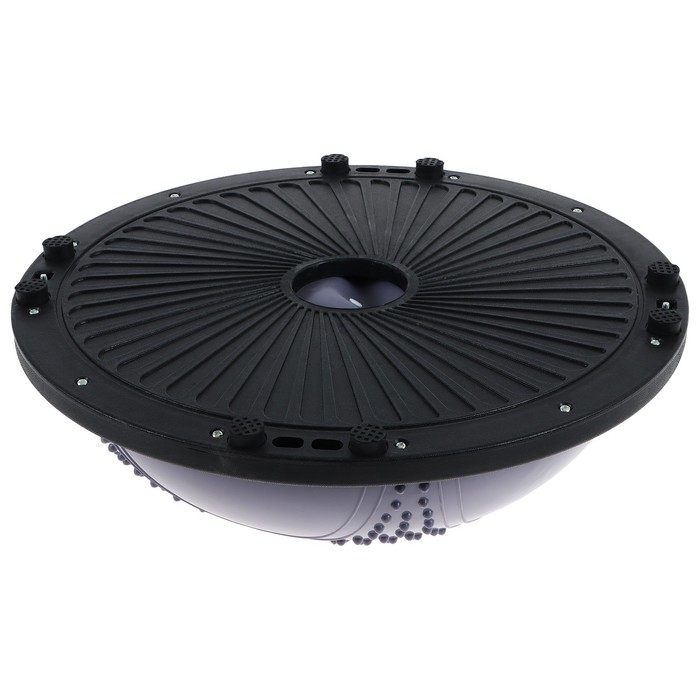 Полусфера BOSU гимнастическая ONLYTOP, массажная, с насосом, 58х25 см, цвет серый Полусфера BOSU гимнастическая ONLYTOP, массажная, с насосом, 58х25 см, цвет серый