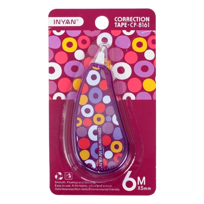 Корректор-лента 6 м х 5 мм, с рисунком, на блистере, МИКС Корректор-лента 6 м х 5 мм, с рисунком, на блистере, МИКС