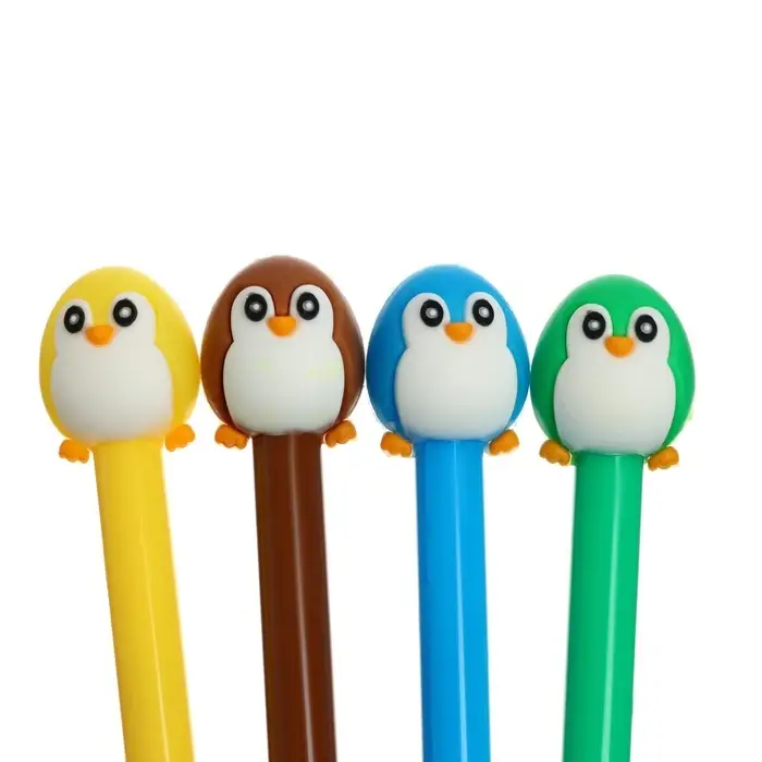 Ручка - прикол гелевая «Пингвин», МИКС Ручка - прикол гелевая «Пингвин», МИКС