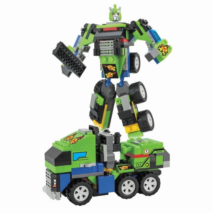 Конструктор-трансформер «Грузовик», 119 деталей, цвет МИКС Конструктор-трансформер «Грузовик», 119 деталей, цвет МИКС
