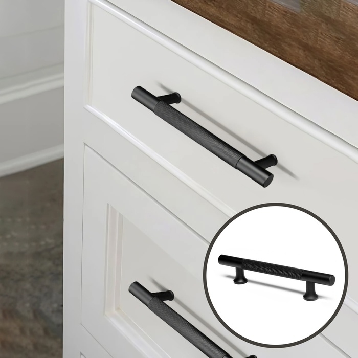 Ручка-рейлинг CAPPIO PIMPLY, d=12 мм, м/о 96 мм, цвет чёрный Ручка-рейлинг CAPPIO PIMPLY, d=12 мм, м/о 96 мм, цвет чёрный