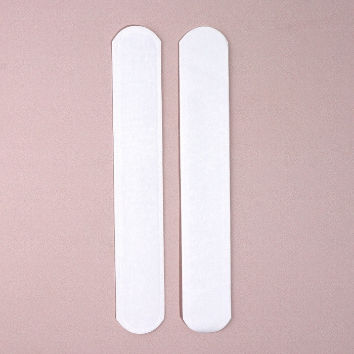 Защитные вкладыши от пота и загрязнений, набор - 10 шт, на клеевой основе, 24 × 3,7 × 0,1 см, цвет белый Защитные вкладыши от пота и загрязнений, набор - 10 шт, на клеевой основе, 24 × 3,7 × 0,1 см, цвет белый