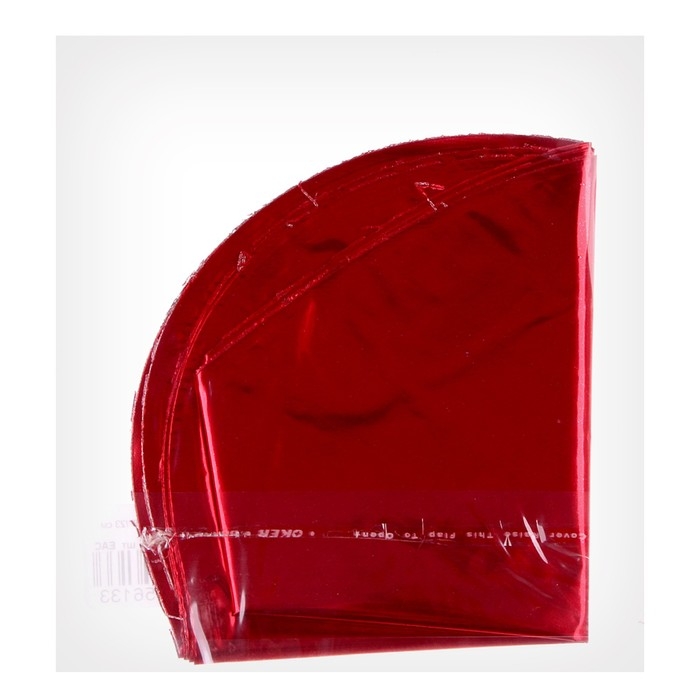 Шар фольгированный 9" &laquo;Красный&raquo;, мини-сердце, без клапана, набор 5 шт.