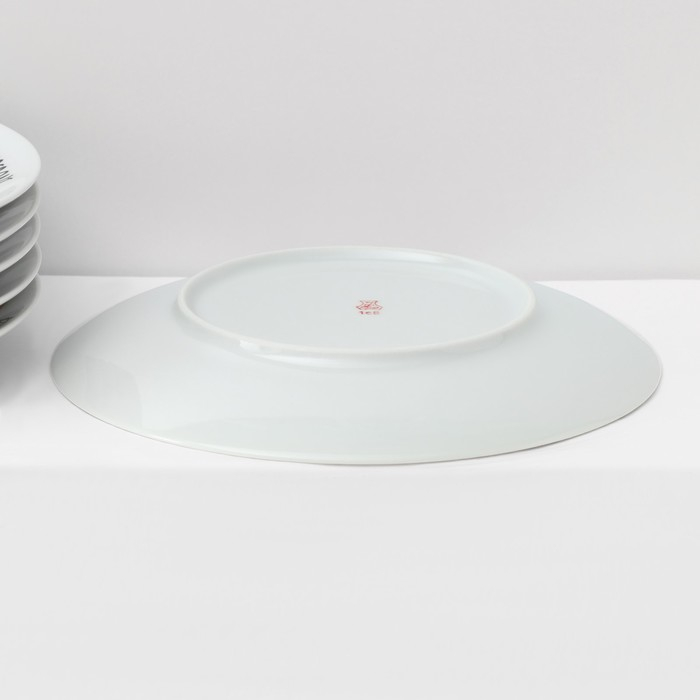 Набор блюд фарфоровый «Пицца», 7 предметов: 1 шт d=30 см, 6 шт d=20 см, рисунок МИКС Набор блюд фарфоровый «Пицца», 7 предметов: 1 шт d=30 см, 6 шт d=20 см, рисунок МИКС