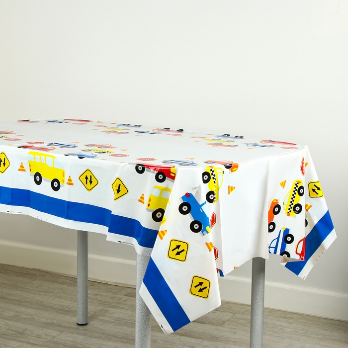 Скатерть &laquo;Машинки&raquo;, 108 &times; 180 см