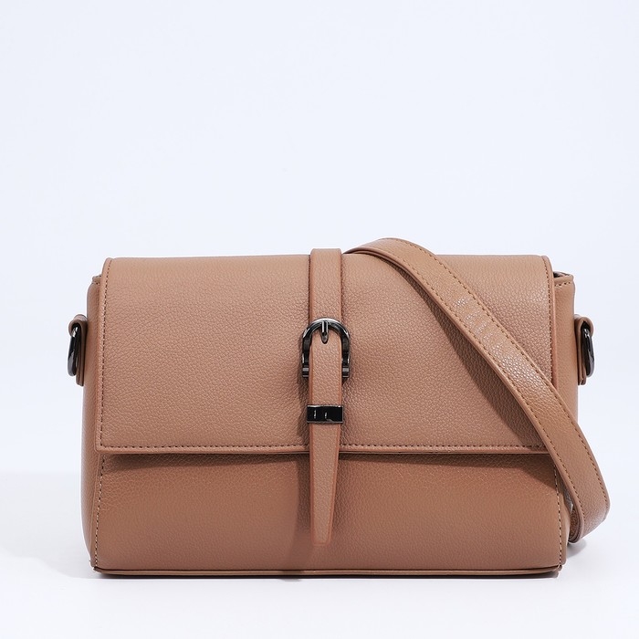 Сумка-мессенджер на магните, цвет бежевый Сумка-мессенджер на магните, цвет бежевый