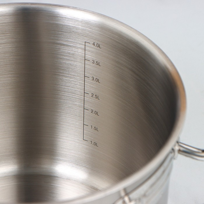 Кастрюля «Общепит», 5 л, d=20 см, h=16 см, капсульное дно, индукция Кастрюля «Общепит», 5 л, d=20 см, h=16 см, капсульное дно, индукция