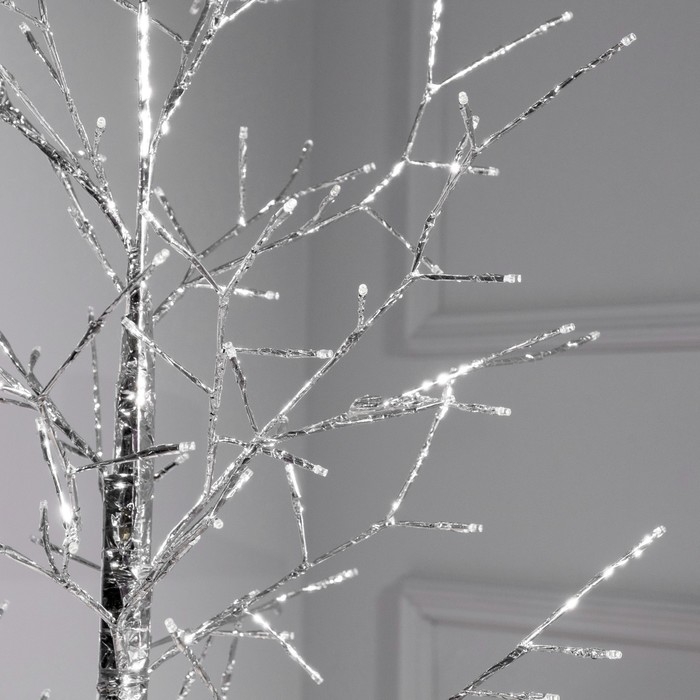Светодиодное дерево «Серебристое» 1.8 м, 180 LED, постоянное свечение, 220 В, свечение белое Светодиодное дерево «Серебристое» 1.8 м, 180 LED, постоянное свечение, 220 В, свечение белое