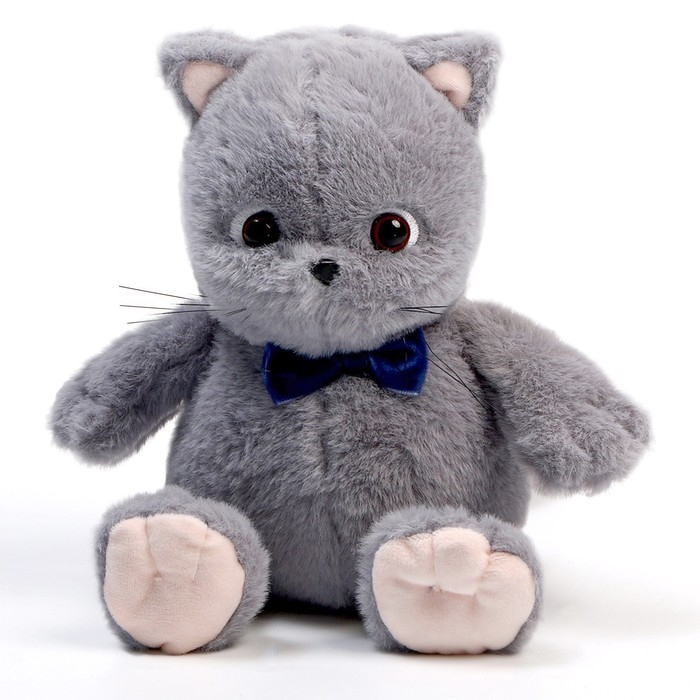 Мягкая игрушка «Кот шанти», с бабочкой, 26 см Мягкая игрушка «Кот шанти», с бабочкой, 26 см