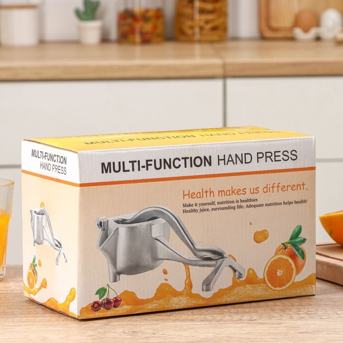 Соковыжималка ручная «Свежесть», алюминий Соковыжималка ручная «Свежесть», алюминий