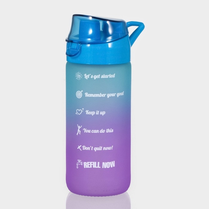 Бутылка для воды стеклянная Herevin «Градиент», 500 мл Бутылка для воды стеклянная Herevin «Градиент», 500 мл