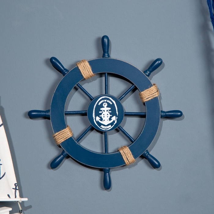 Сувенир интерьерный Сувенир интерьерный "Штурвал" 28см