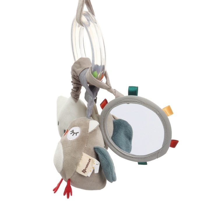 Подвеска - погремушка «Совушка», прорез., пищалка, шуршит, на кроватку, коляску, Крошка Я Подвеска - погремушка «Совушка», прорез., пищалка, шуршит, на кроватку, коляску, Крошка Я