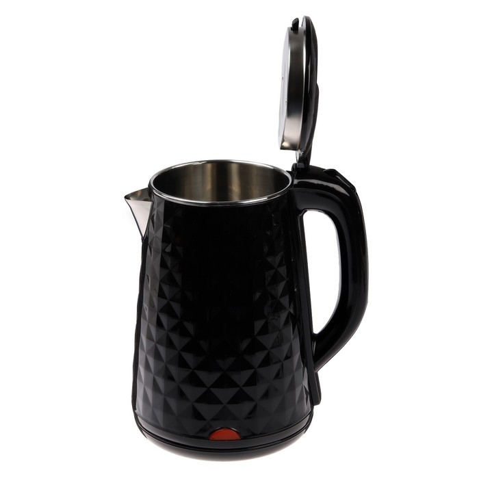 Чайник электрический Чайник электрический "Василиса" ВА-1033, пластик, колба металл, 1.8 л, 1500 Вт, чёрный