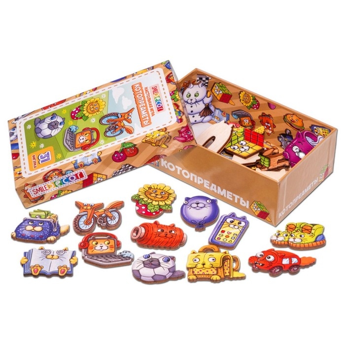 Настольная игра «Котопредметы» Настольная игра «Котопредметы»