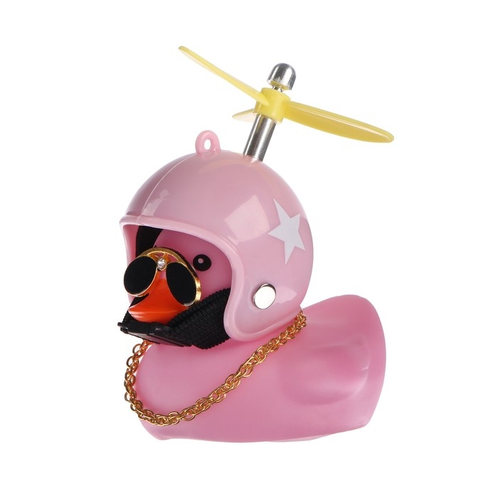 Утка с пропеллером, цвет розовый, звезда Утка с пропеллером, цвет розовый, звезда