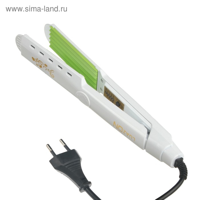Щипцы-гофре Luazon LW-12, 35 Вт, керамическое покрытие, 40х110 мм, 210 °C, белые Щипцы-гофре Luazon LW-12, 35 Вт, керамическое покрытие, 40х110 мм, 210 °C, белые