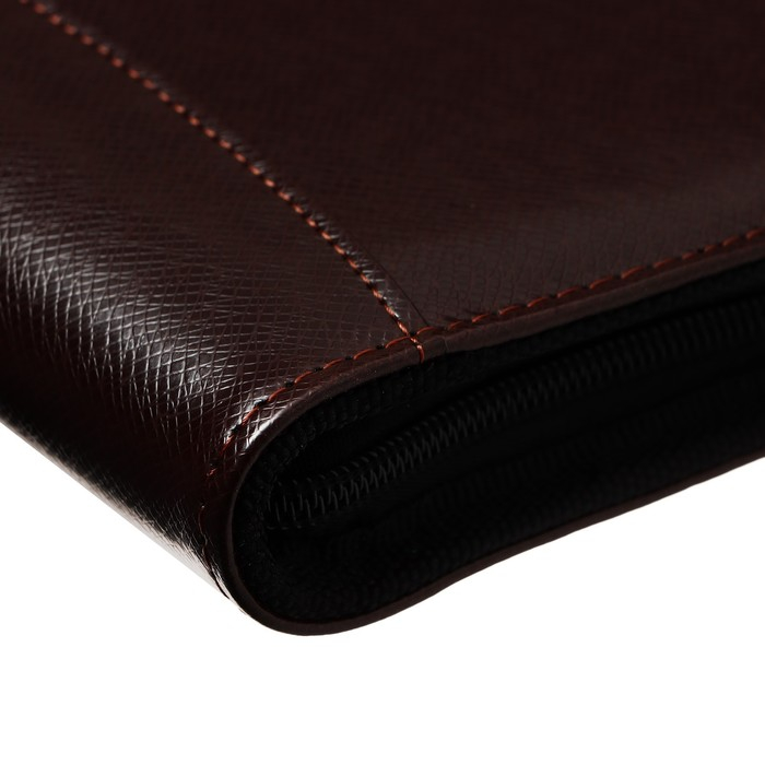 Органайзер на кольцах А6, 96 листов в линейку, на молнии с 3-х сторон, кожзам, МИКС Органайзер на кольцах А6, 96 листов в линейку, на молнии с 3-х сторон, кожзам, МИКС