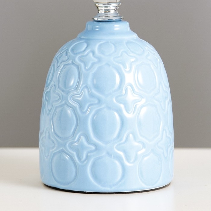 Настольная лампа Настольная лампа "Джастин" Е14 40Вт синий 13х13х25 см RISALUX