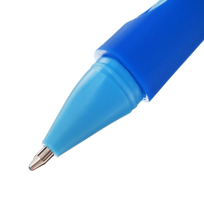 Набор шариковых ручек 12 штук, 0,7мм, корпус с резиновым держателем, чернила синие, МИКC Набор шариковых ручек 12 штук, 0,7мм, корпус с резиновым держателем, чернила синие, МИКC