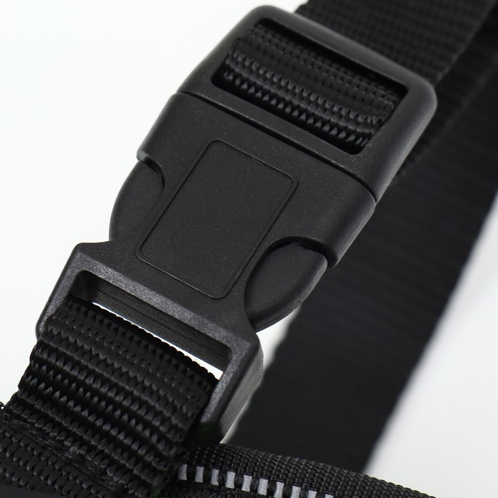 Шлейка К9 мягкая светоотражающая, размер ХS, ОГ 38-50 см, вес 3-6 кг, зелёная Шлейка К9 мягкая светоотражающая, размер ХS, ОГ 38-50 см, вес 3-6 кг, зелёная