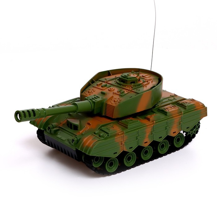 Танк радиоуправляемый «Армия», работает от аккумулятора, световые и звуковые эффекты, цвет МИКС Танк радиоуправляемый «Армия», работает от аккумулятора, световые и звуковые эффекты, цвет МИКС