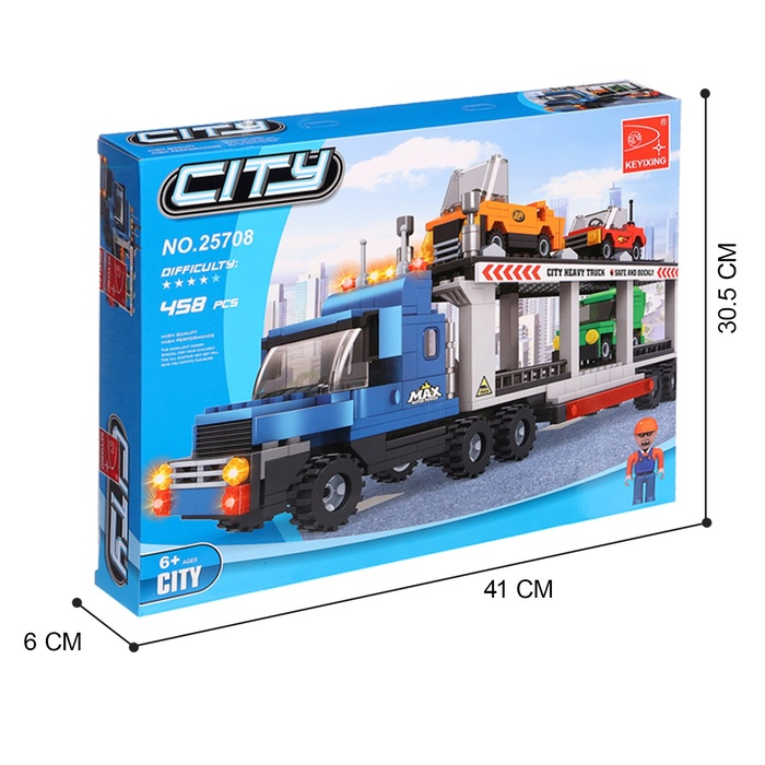 Конструктор «Автовоз», 458 деталей Конструктор «Автовоз», 458 деталей