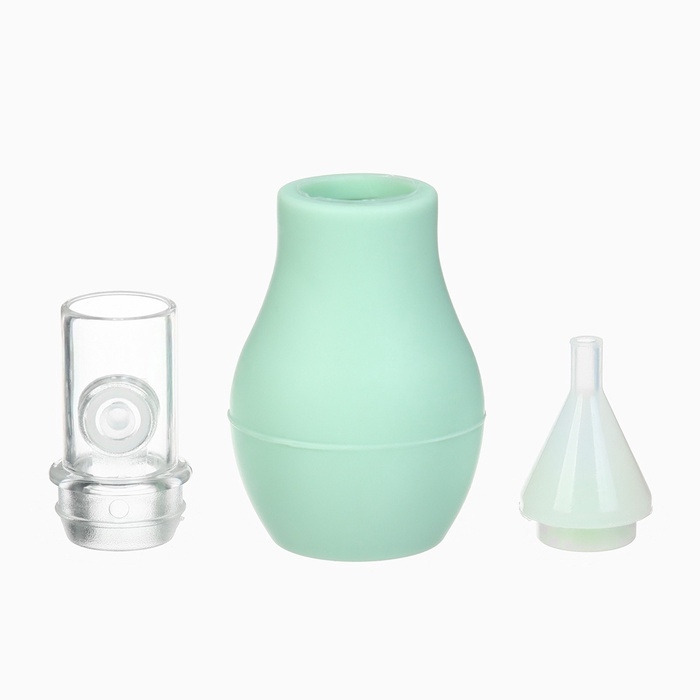 Аспиратор назальный Basic M&B, с колпачком, цвет бирюзовый Аспиратор назальный Basic M&B, с колпачком, цвет бирюзовый