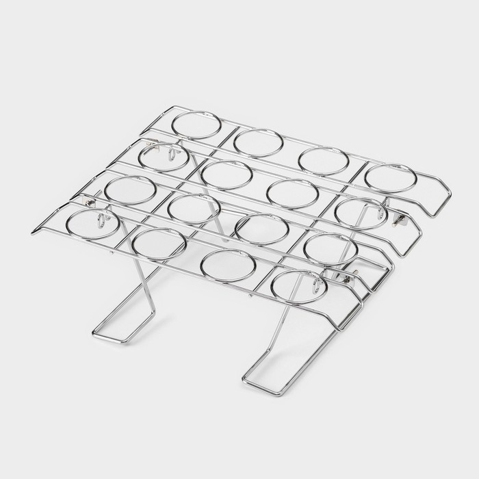 Подставка для мороженого и десертов KONFINETTA, 28×21×10 см, цвет хромированный Подставка для мороженого и десертов KONFINETTA, 28×21×10 см, цвет хромированный