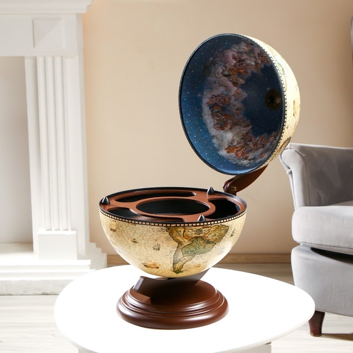 Глобус бар декоративный Глобус бар декоративный "Карта капитана" 38х33х48 см