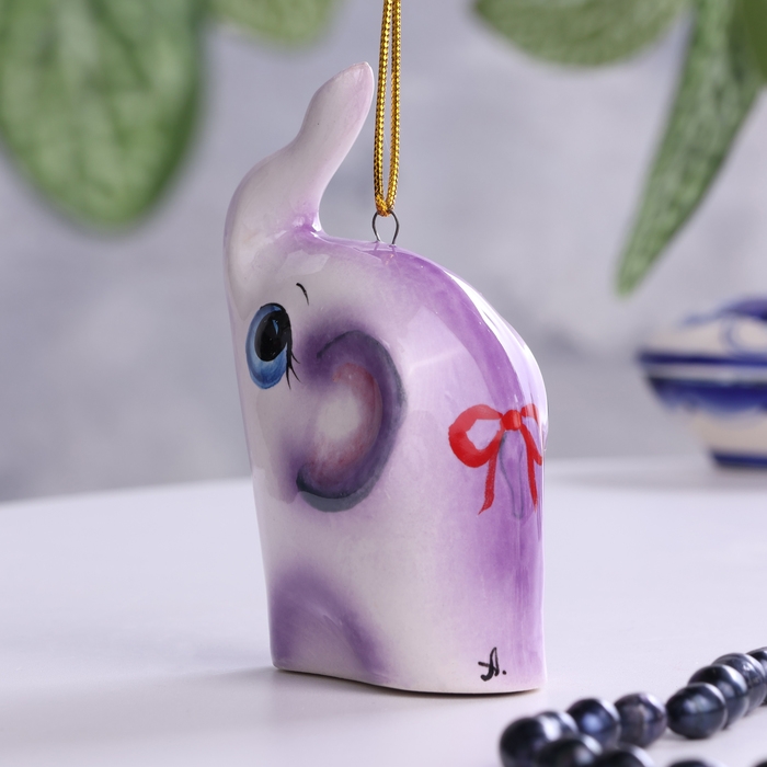 Сувенир Сувенир "Слоник", 10 см, майолика