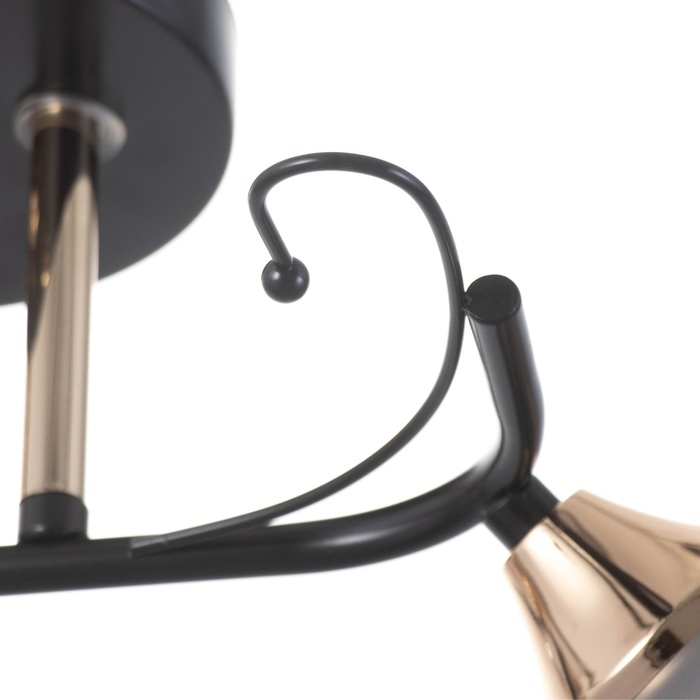 Люстра Люстра "Акапулько" 2х60Вт Е27 Коричневый, золото 48х28х24см