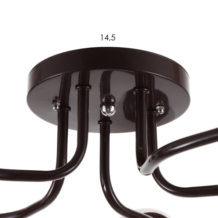 Люстра 1341003/5WT E27 15Вт коричневый BayerLux