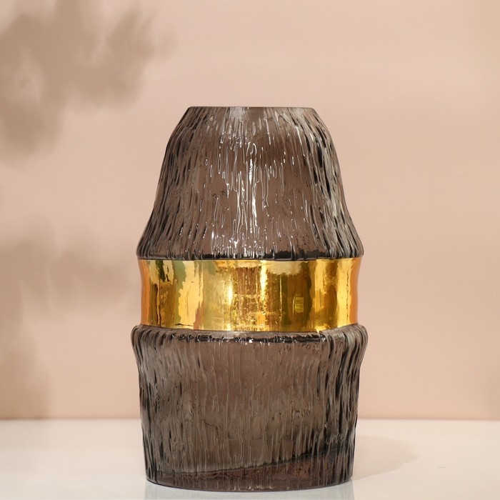 Ваза для цветов «Фьюжн» из прозрачного стекла 23,5×15,5×15,5 см Ваза для цветов «Фьюжн» из прозрачного стекла 23,5×15,5×15,5 см