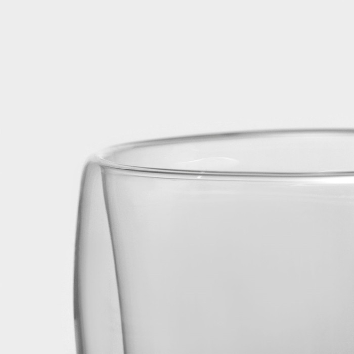 Кружка стеклянная с двойными стенками Magistro, 470 мл Кружка стеклянная с двойными стенками Magistro, 470 мл