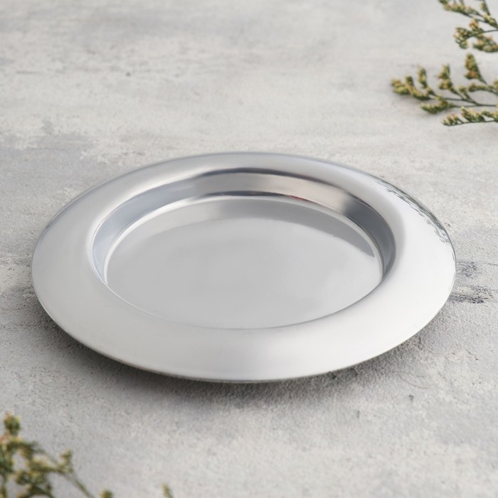 Подсвечник Подсвечник "Чашка 110" металл на одну свечу, 11х11 см, хром