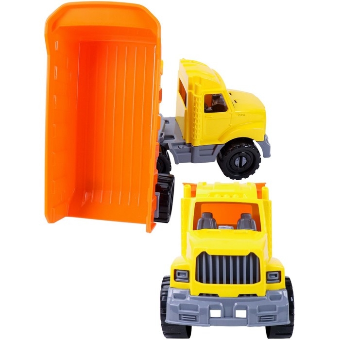 Машинка Тягач «Бизон», с прицепом, строительный Машинка Тягач «Бизон», с прицепом, строительный