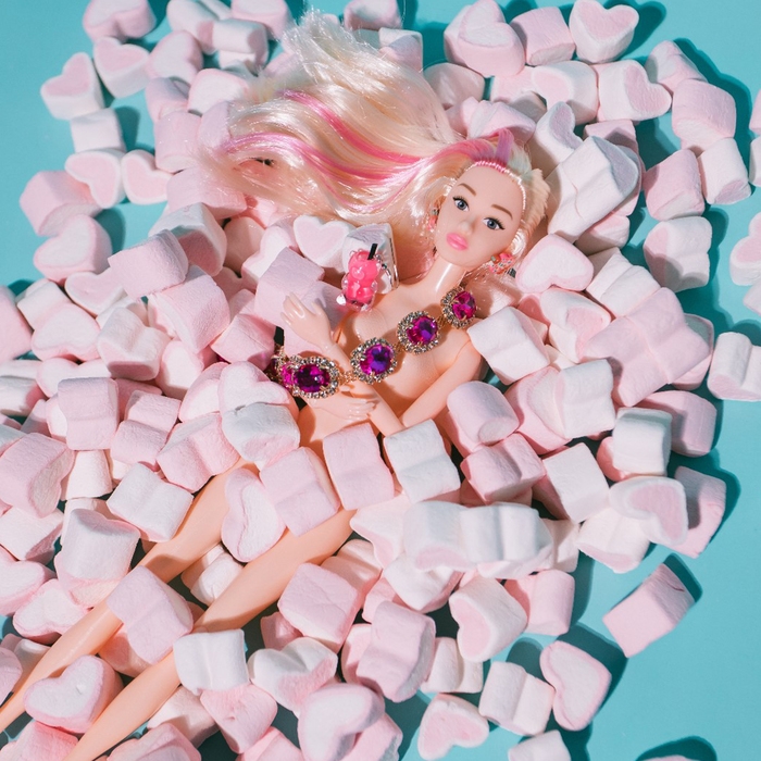 Серьги «Мишки» прозрачные, цвет чёрно-розовый в серебре Серьги «Мишки» прозрачные, цвет чёрно-розовый в серебре