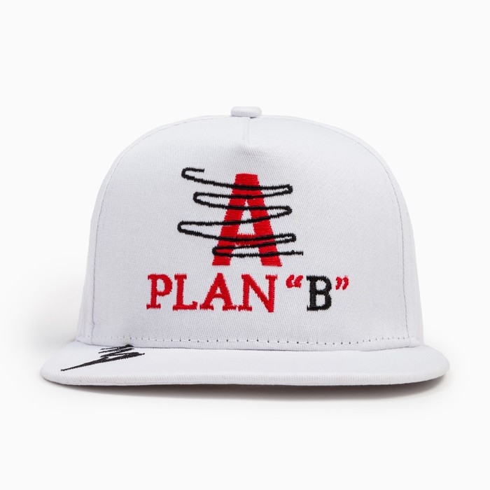 Бейсболка мужская MINAKU с вышивкой цвет белый , размер 56-58 Бейсболка мужская MINAKU с вышивкой цвет белый , размер 56-58