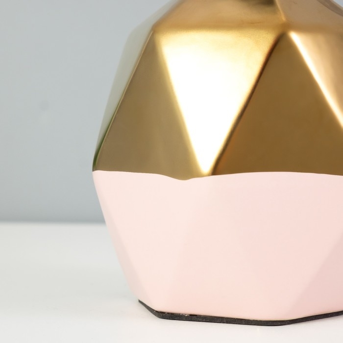 Настольная лампа Настольная лампа "Румби" E14 40Вт золото розовый 20х20х29 см RISALUX